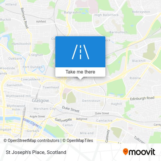 St Joseph's Place map