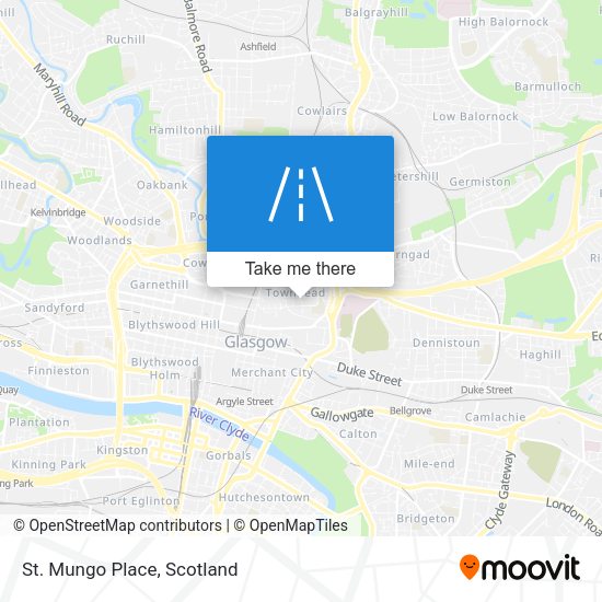 St. Mungo Place map