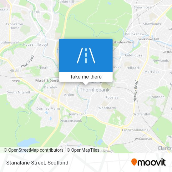 Stanalane Street map