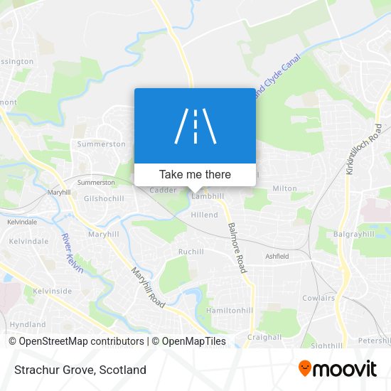 Strachur Grove map