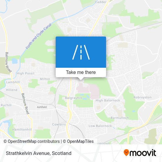 Strathkelvin Avenue map