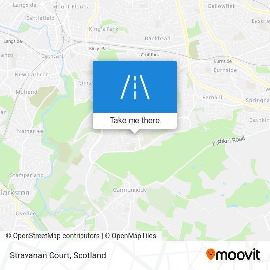 Stravanan Court map
