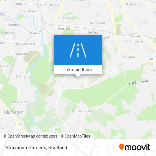 Stravanan Gardens map