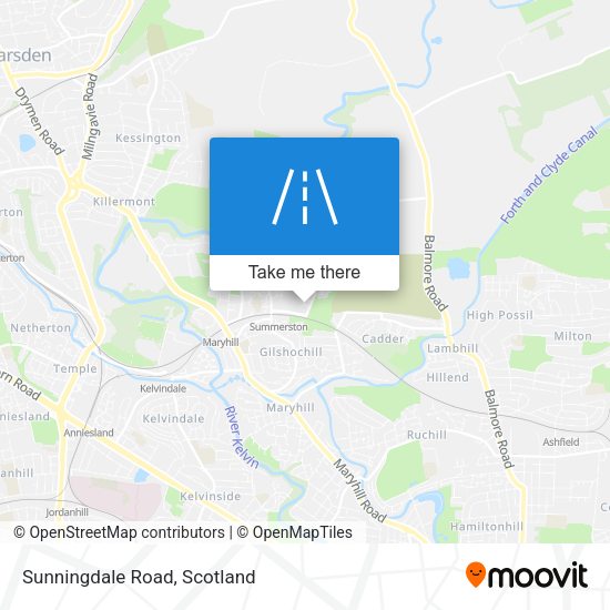 Sunningdale Road map