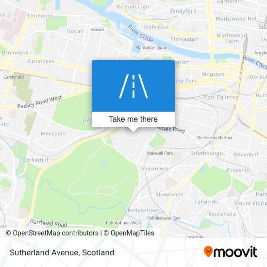 Sutherland Avenue map