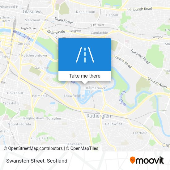 Swanston Street map