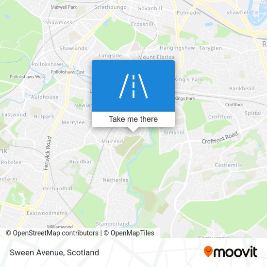 Sween Avenue map