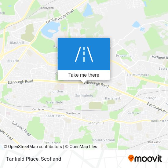 Tanfield Place map