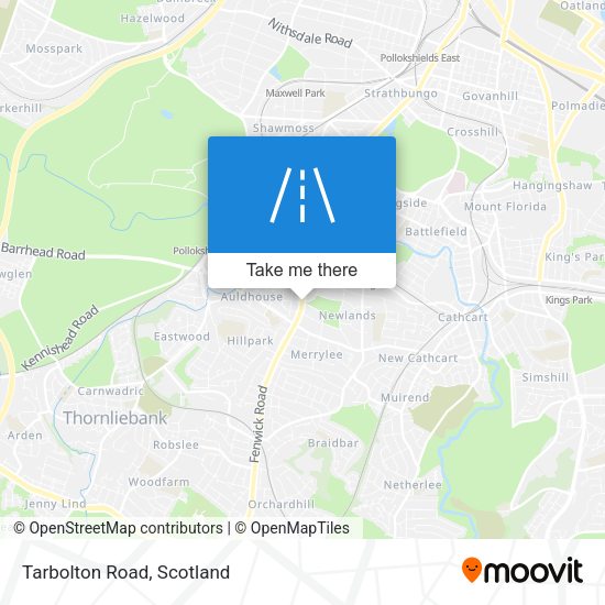 Tarbolton Road map