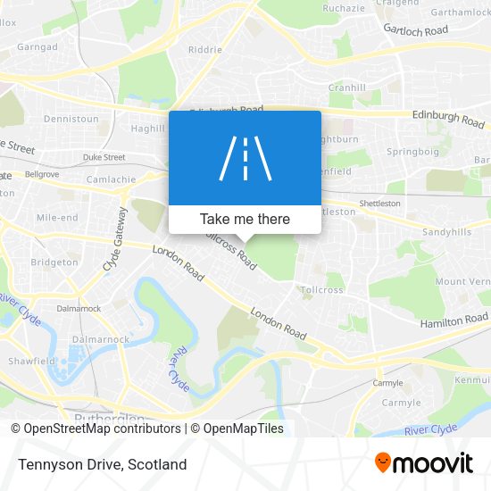 Tennyson Drive map