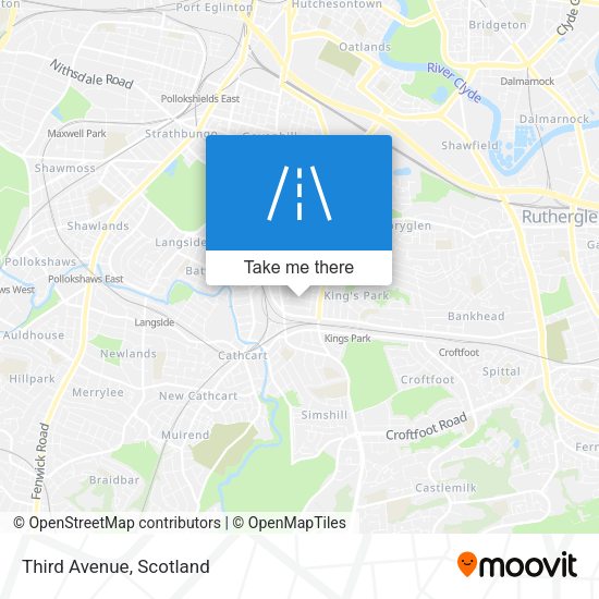 Third Avenue map