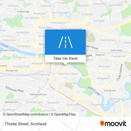Thistle Street map