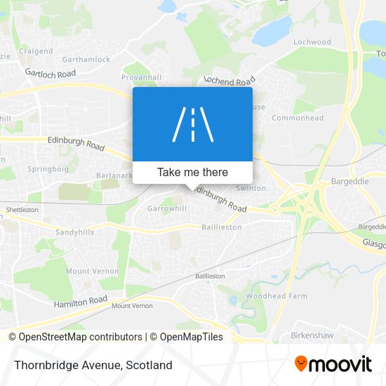 Thornbridge Avenue map