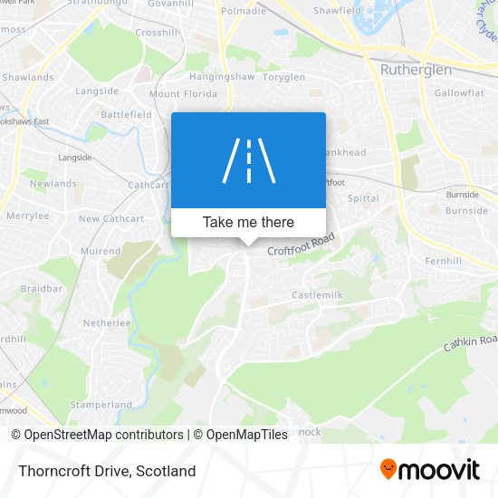 Thorncroft Drive map