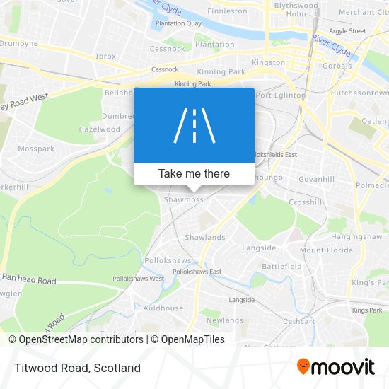 Titwood Road map