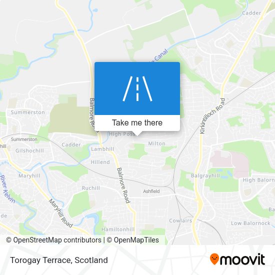 Torogay Terrace map