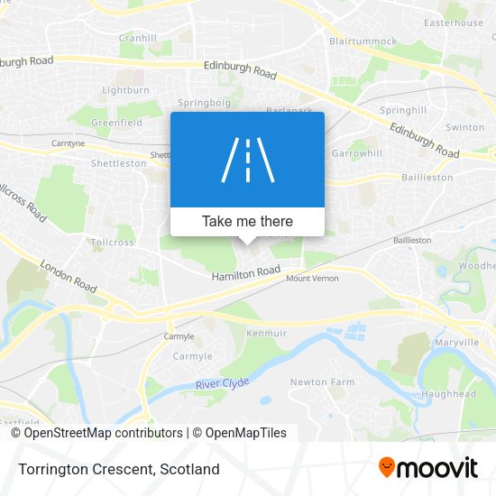 Torrington Crescent map