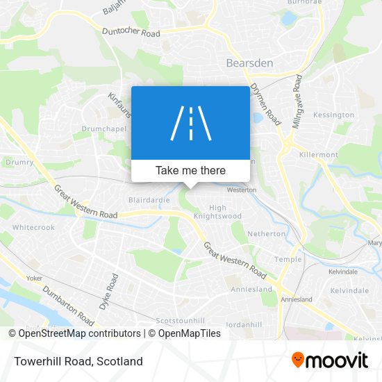 Towerhill Road map