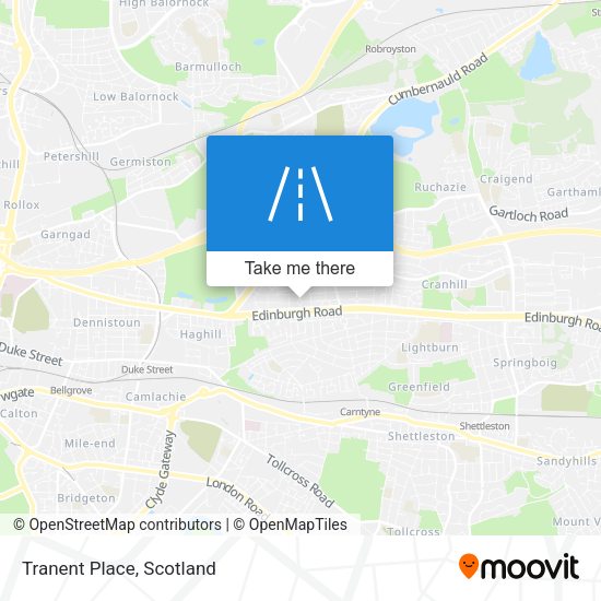 Tranent Place map