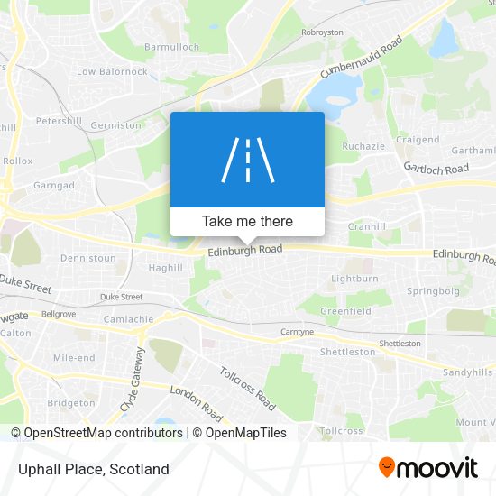Uphall Place map