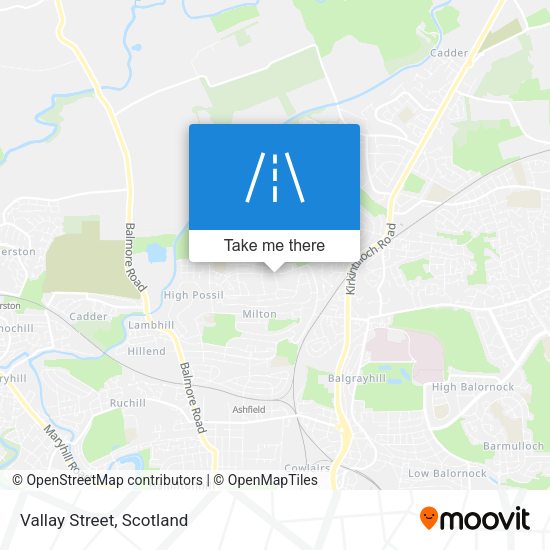 Vallay Street map