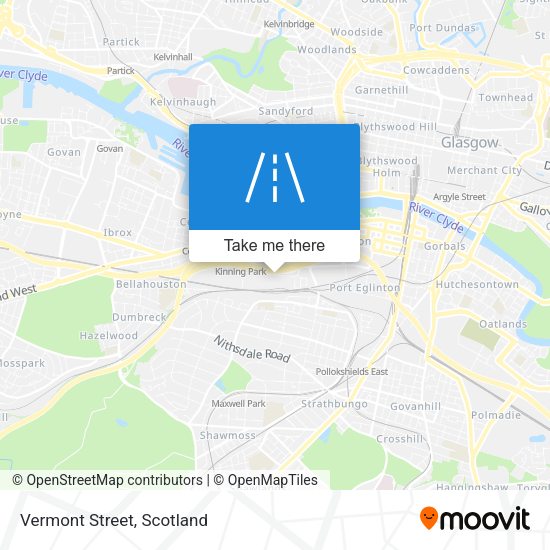 Vermont Street map