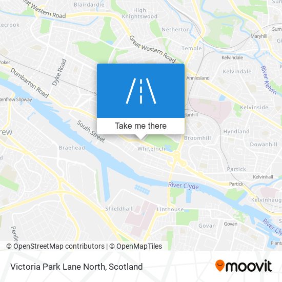 Victoria Park Lane North map