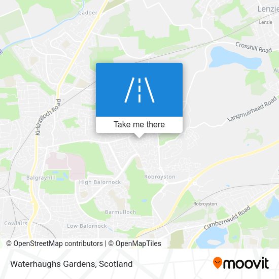 Waterhaughs Gardens map