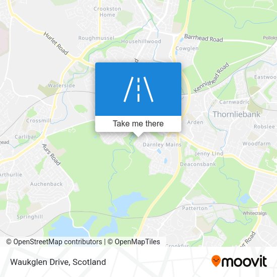 Waukglen Drive map