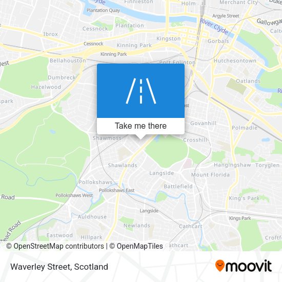 Waverley Street map