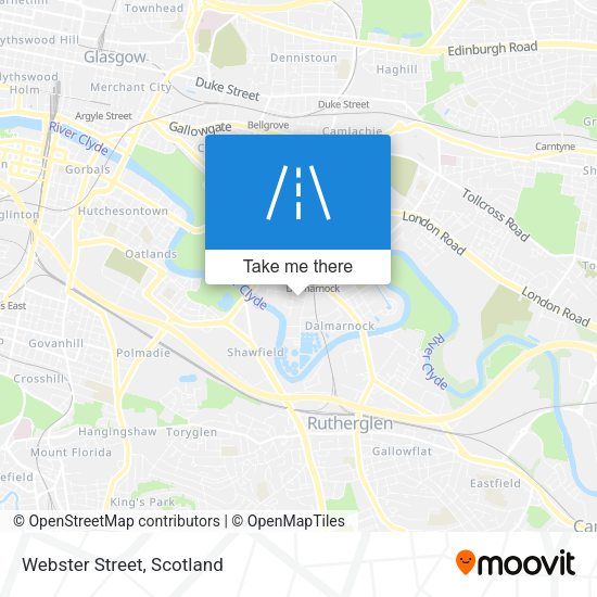 Webster Street map