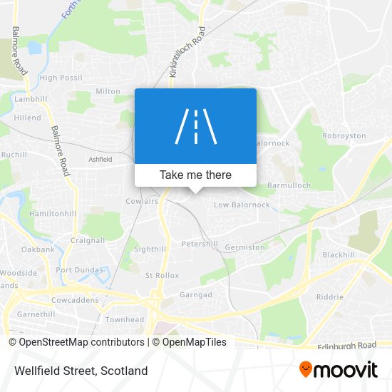 Wellfield Street map