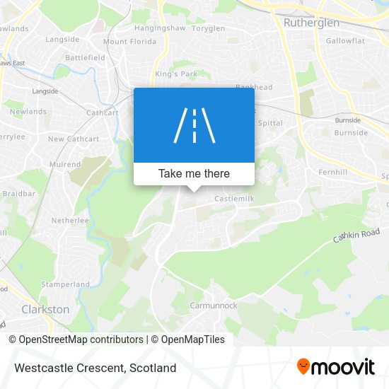 Westcastle Crescent map