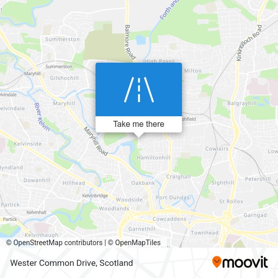 Wester Common Drive map