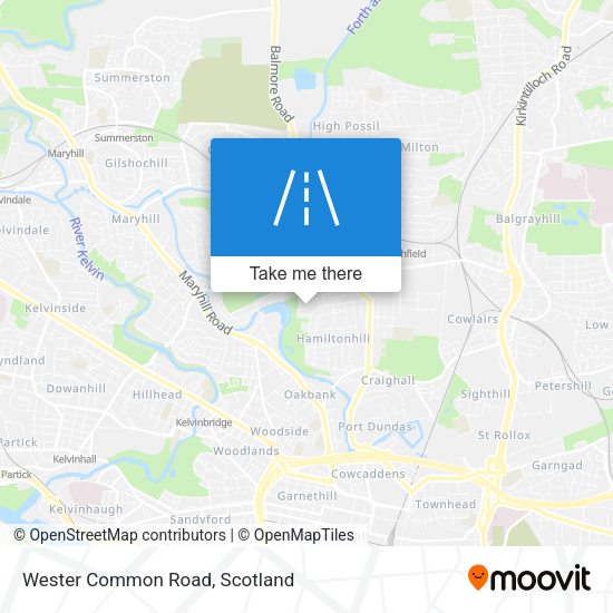 Wester Common Road map