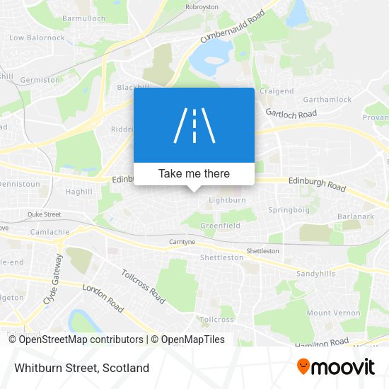 Whitburn Street map