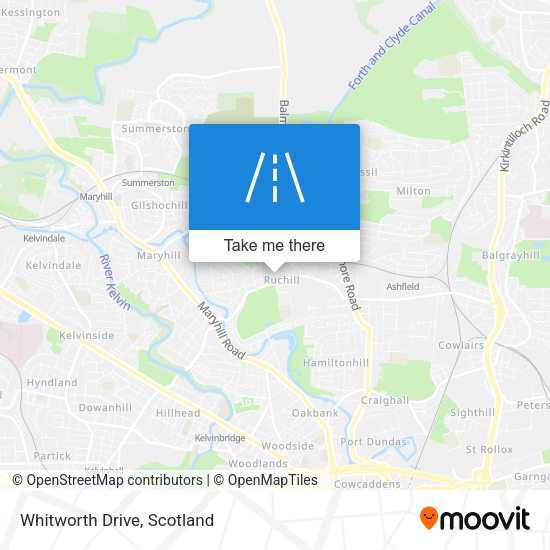 Whitworth Drive map