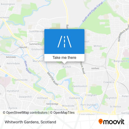 Whitworth Gardens map