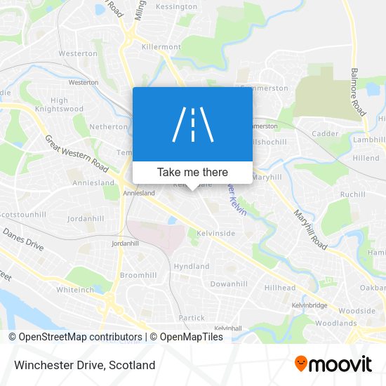 Winchester Drive map