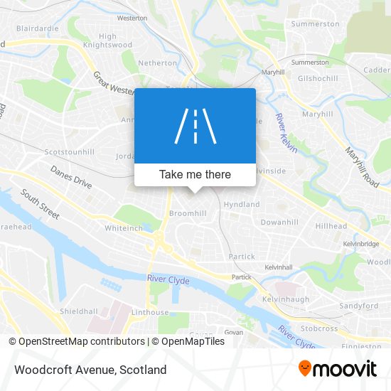 Woodcroft Avenue map