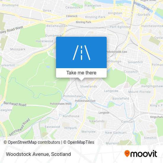 Woodstock Avenue map