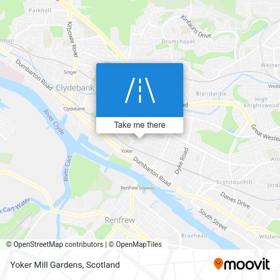 Yoker Mill Gardens map