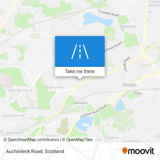 Auchinleck Road map