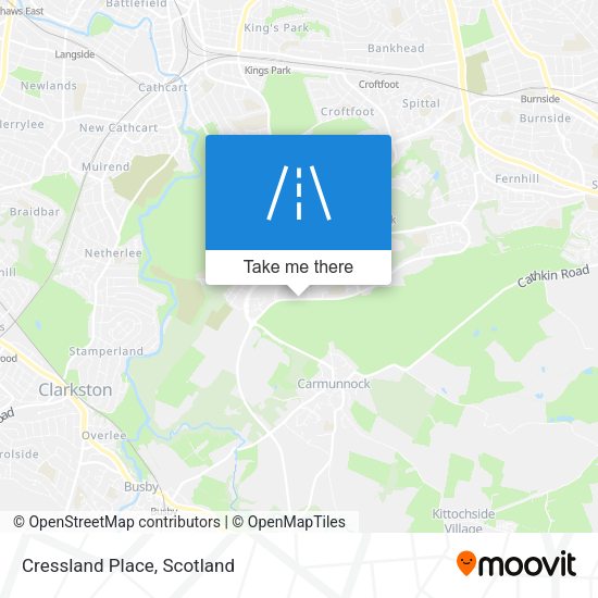 Cressland Place map