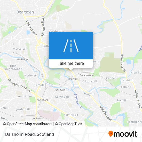Dalsholm Road map