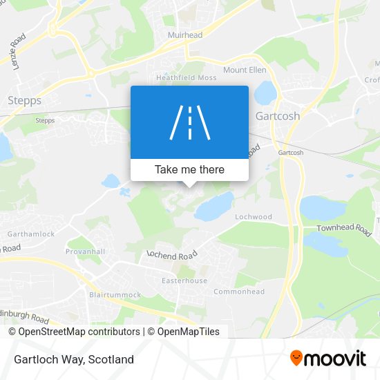 Gartloch Way map