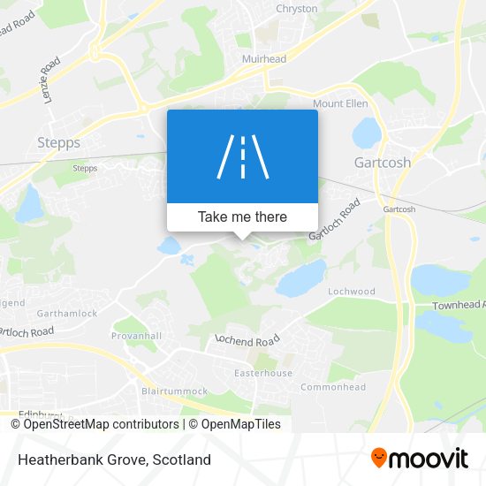 Heatherbank Grove map