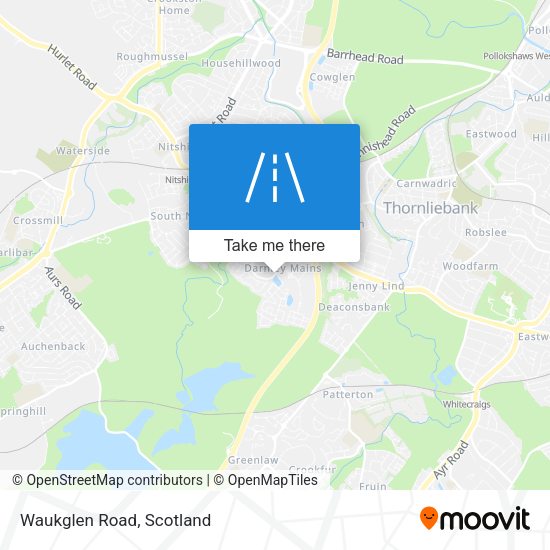 Waukglen Road map