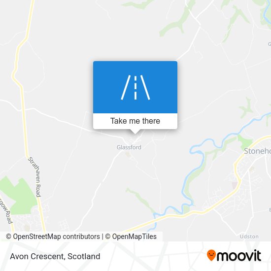 Avon Crescent map