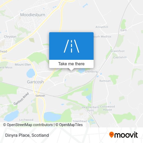 Dinyra Place map